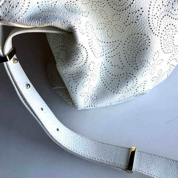 Talbots White Leather Shoulder Purse Bag - Picture 8 of 11